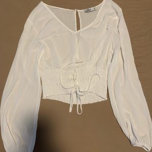 Hollister Médium white top NEW
